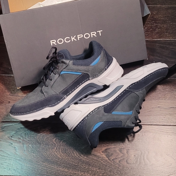 Rockport Men's Blue Sneakers - Picture 1 of 8